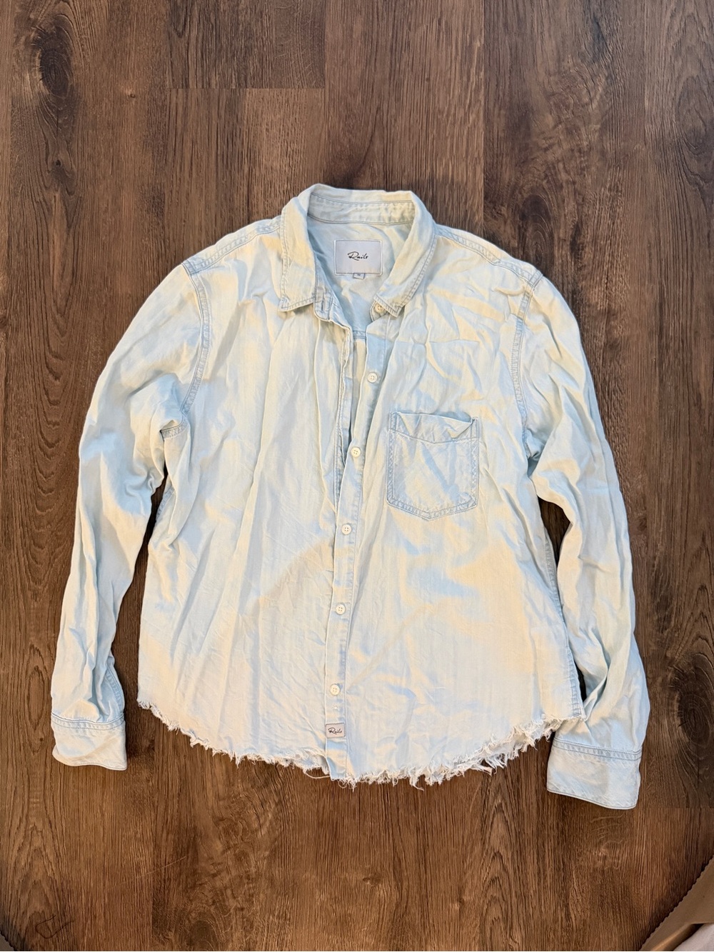 Rails Ingrid raw light vintage Button-Front Shirt